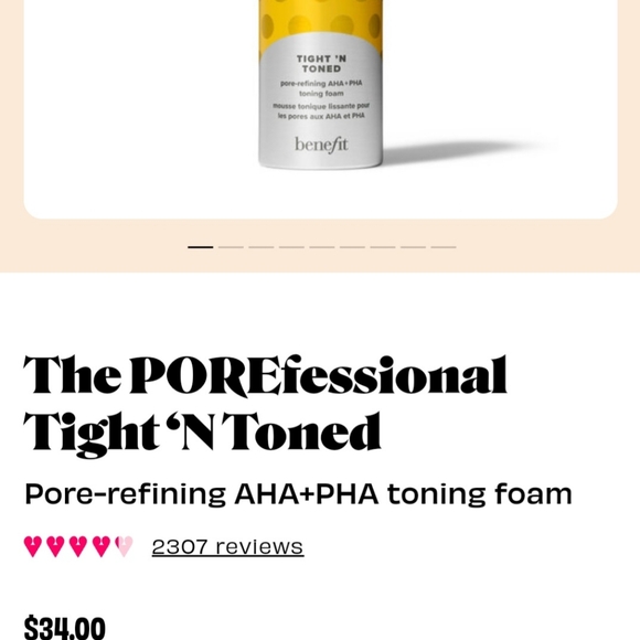 Benefit The POREfessional Tight 'N Toned Pore Refining Toning Foam &Fanfest Duo - Picture 6 of 6
